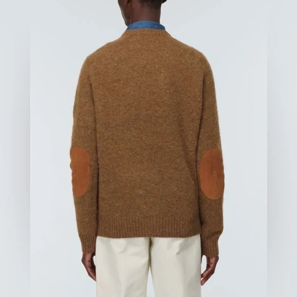 POLO RALPH LAUREN AVIATOR WOOL SWEATER MEN Sz XL PULLOVER 710A30044001 BROWN
